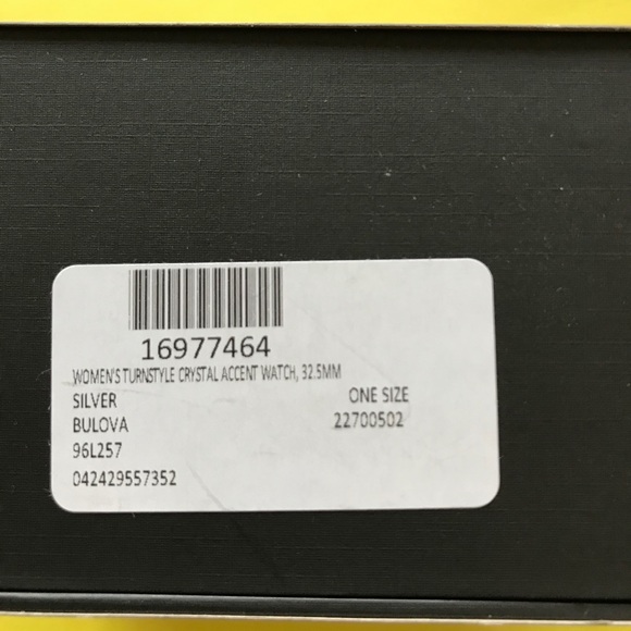 COPY - Bulova Women’s Turnstyle Crystal Accent Watch 32mm - Picture 9 of 9